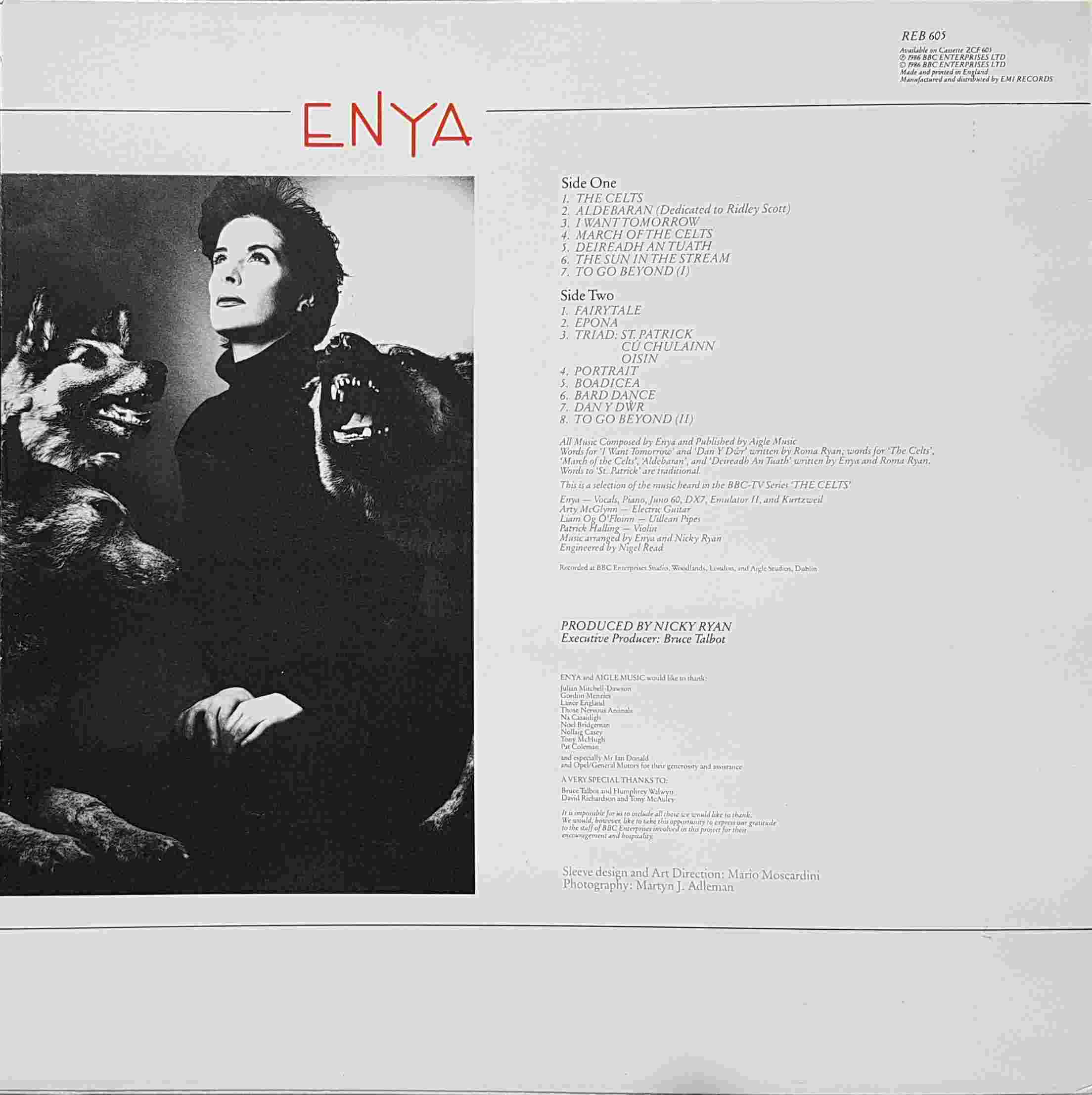 Picture of REB 605 The Celts by artist Enya from the BBC records and Tapes library